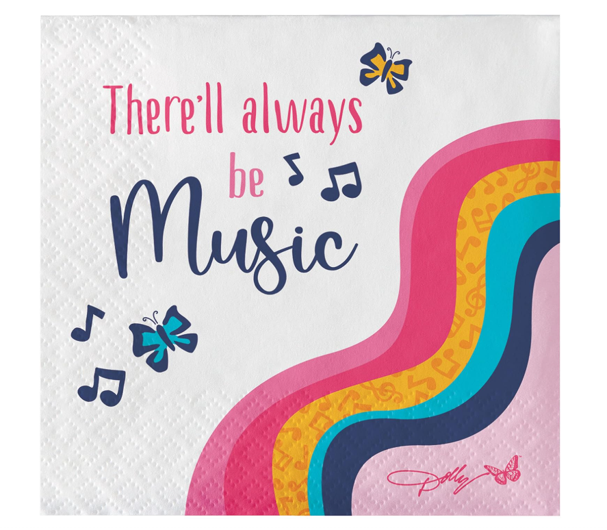 There'll Always Be Music Tissue Napkins - Image 2