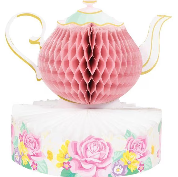 Floral Tea Party Centerpiece Decoration