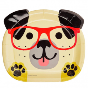 Paper Plates "Dog Theme" 8PCS