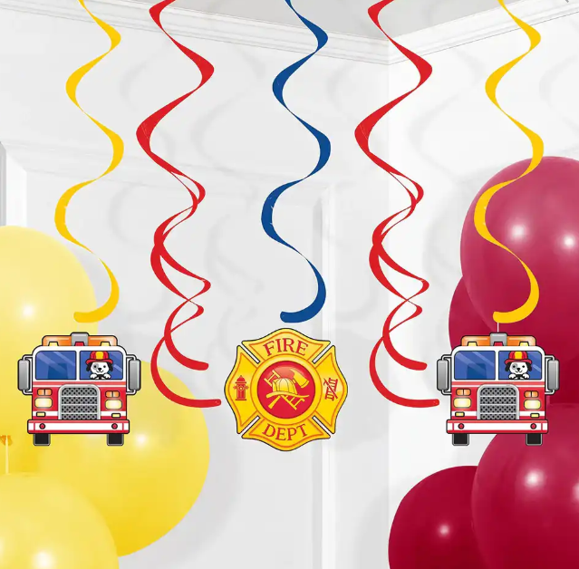 Dizzy Danglers "Fire Truck" Decor