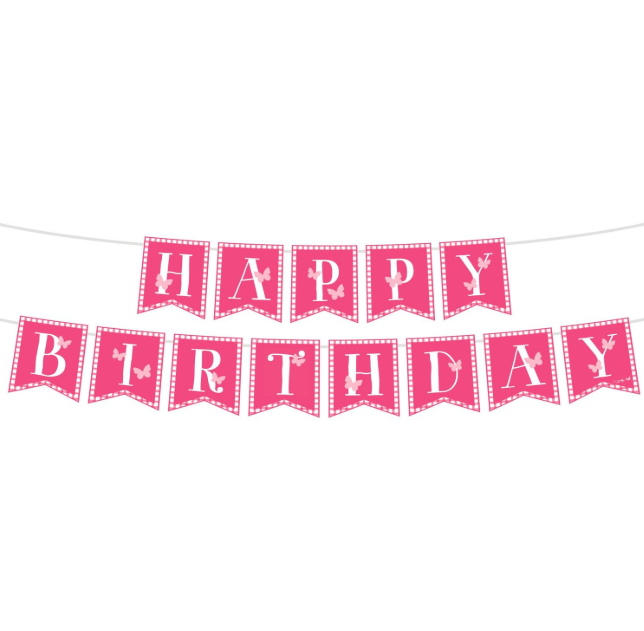 Birthday Banner Dolly Parton Pink - Image 2