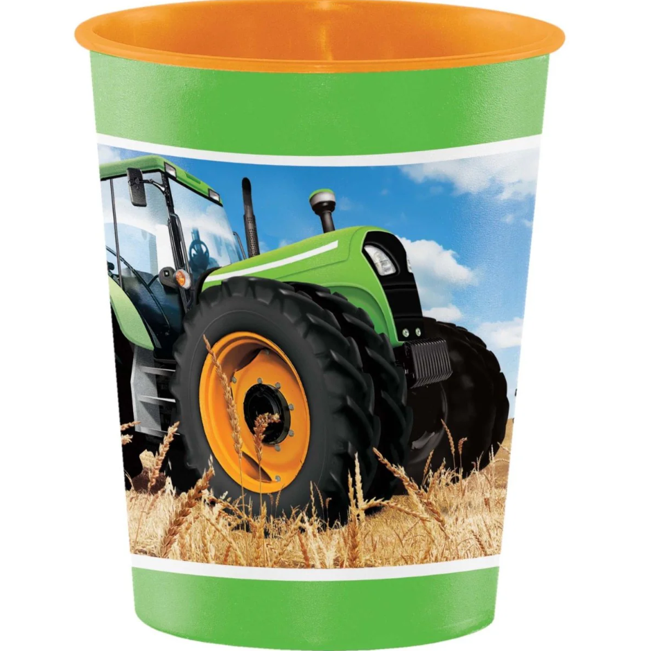 Plastic 1 PC Cup "Tractor Time"