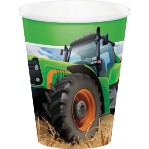 Paper Cups "Tractor Time" 8PCS