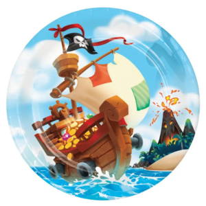 Paper Plates "Pirate treasure" 8PCS L