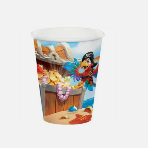 Paper Cups "Pirate Treasure" 8PCS