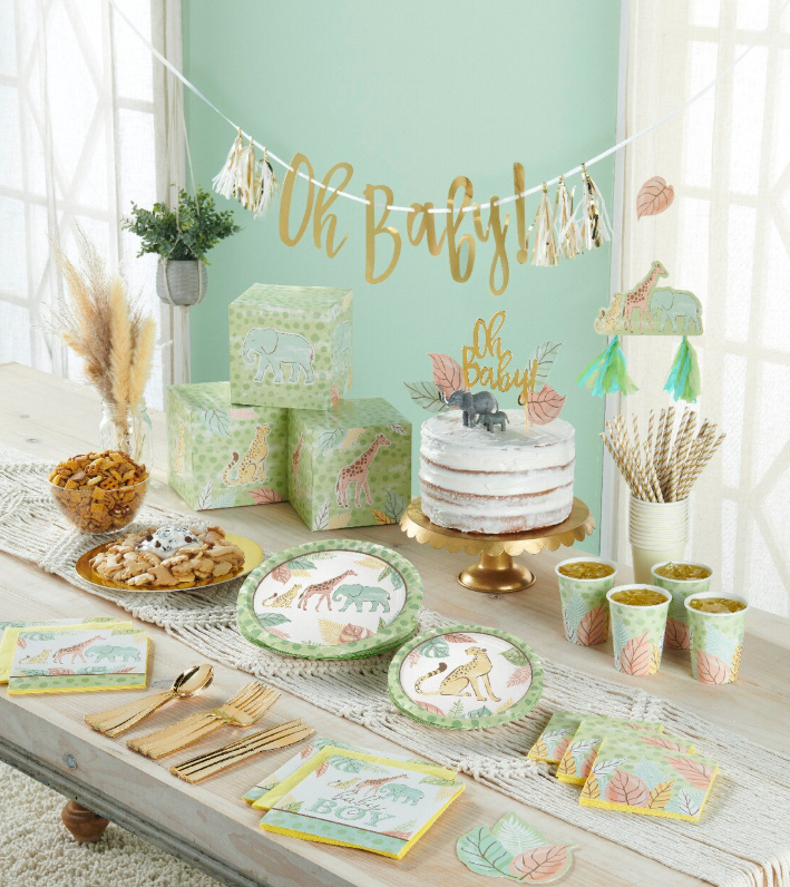 Safari Baby Hanging Cutouts Decor - Image 3