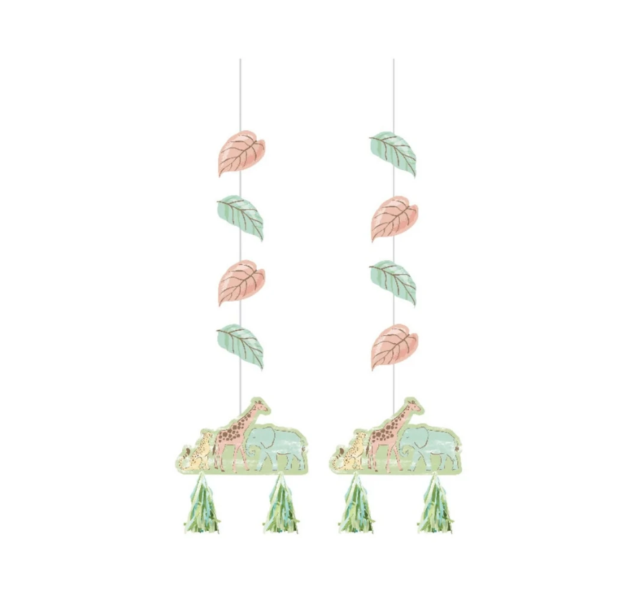 Safari Baby Hanging Cutouts Decor