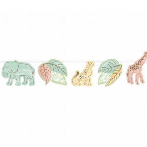 Alternative view of "Safari Baby" Welcome Baby Banner Set