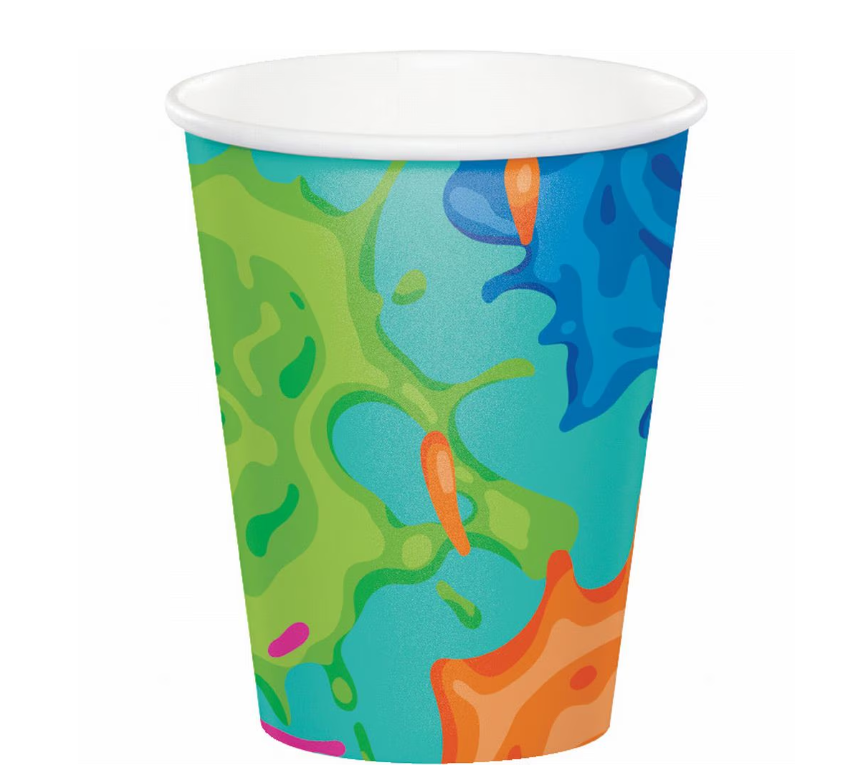 Paper Cups "Splatter" 8PCS