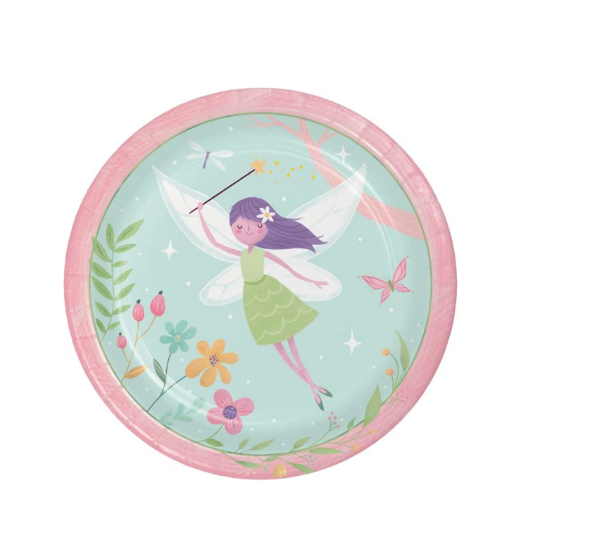 Paper Plates "Fairy Forest" L 8PCS