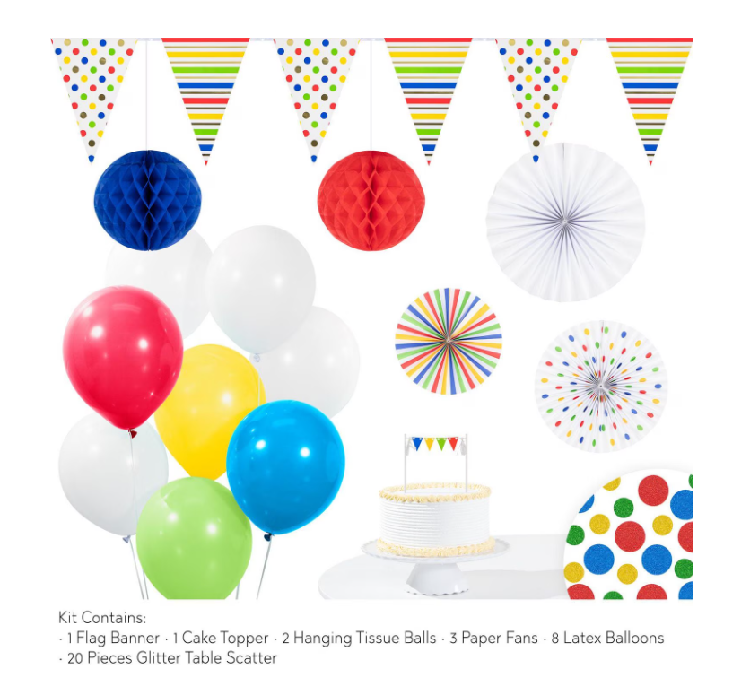 Birthday Decoration Full Kit - 35 Pc - Image 3