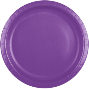 Paper Plates "Amethyst" 24PCS