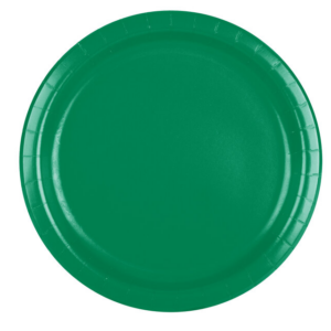 Paper Plates "Emerald Green" 8PCS