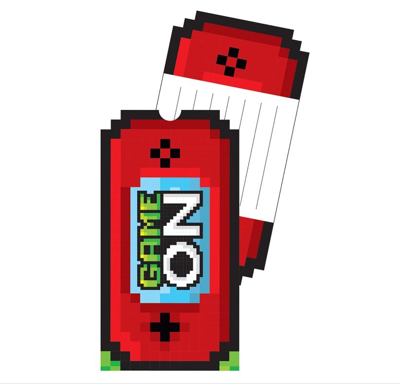 Game Party Invitations 8PCS