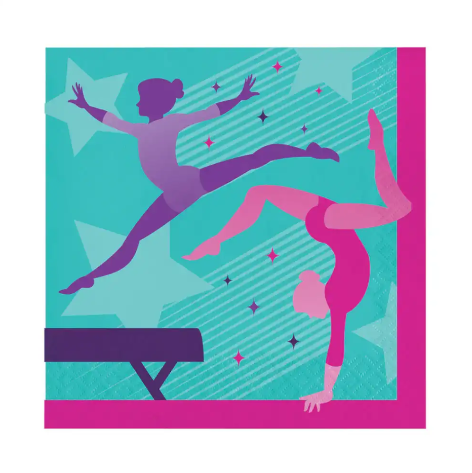 Gymnastics Party Tissue Napkins