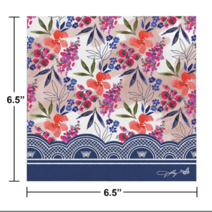 Alternative view of Celebrate Floral Tissue Napkins