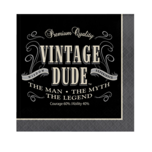 Vintage Dude Tissue Napkins
