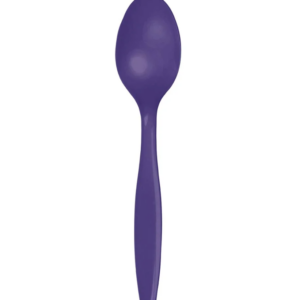 Purple Plastic Spoon 50/pack