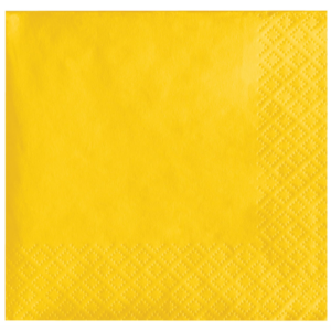 School Bus Yellow Tissue Napkins
