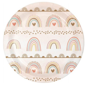 Paper Plates "Boho Rainbow" 8PCS