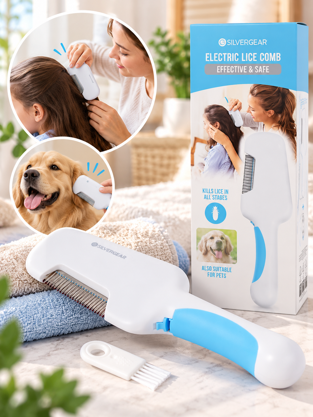 Silvergear Electric Lice Comb
