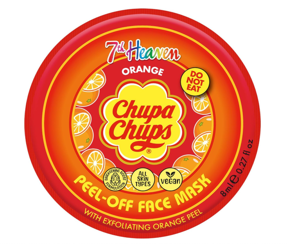 Chupa Chups Peel Off Face Mask - Orange