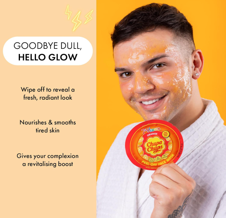 Chupa Chups Peel Off Face Mask - Orange - Image 3