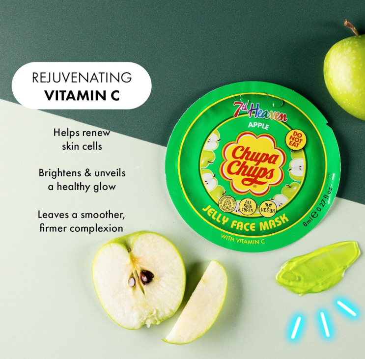 Chupa Chups Jelly Face Mask - Apple - Image 4