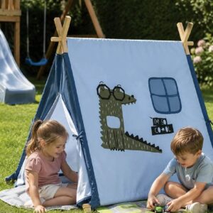 Alternative view of Tipi Children Play Tent - Blue